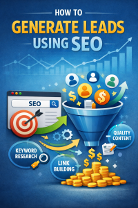 How to generate leads using SEO with keyword research, link building, and content strategy